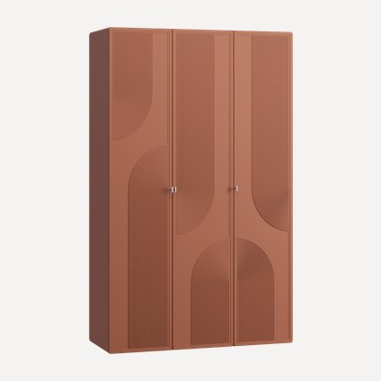 Распашной шкаф Монсон 3-135x222 Терракотовый