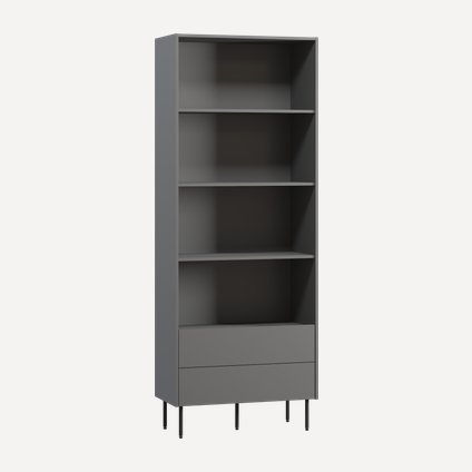 Стеллаж Дигарс 83x220 Графитовый
