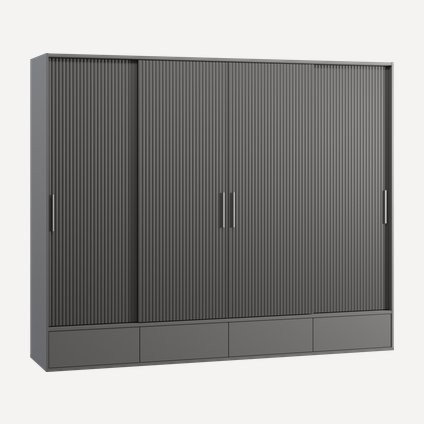Шкаф-купе Беррингтон 4.1-267x220 Графитовый