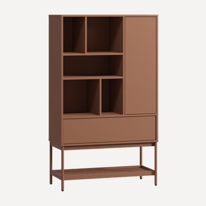 Стеллаж Изи 90x152 Терракотовый