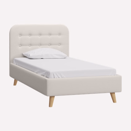 Кровать Динс 120 Букле Молочный