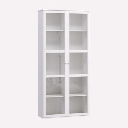 Витрина Амели 2-102x220 Белый