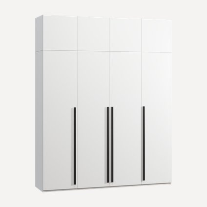 Распашной шкаф Кимбол 4.1-200x250 Белый