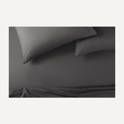 Простыня на резинке Миксуй Графитовый 180x200