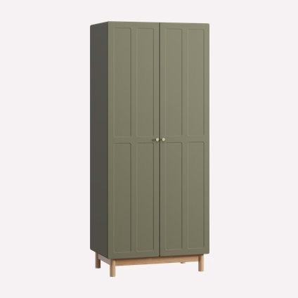 Распашной шкаф Виклу 2-90x210 Оливковый
