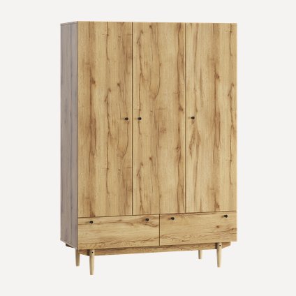 Распашной шкаф Орланд-3 Gene-2 Wood