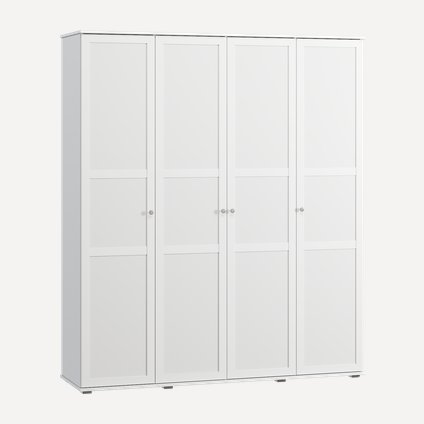 Распашной шкаф Амели-4-200-240 White