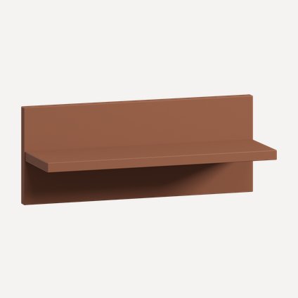 Полка Оберг 40x16 Терракотовый