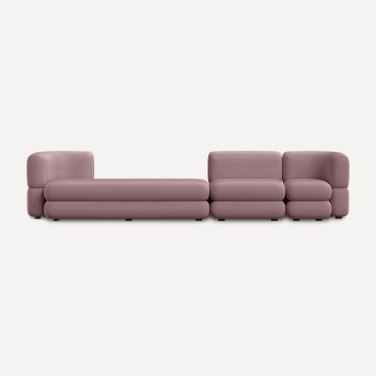Диван модульный Брера-4 Velour Lilac