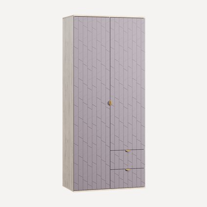 Распашной шкаф Монблан-2 Angle Lavanda
