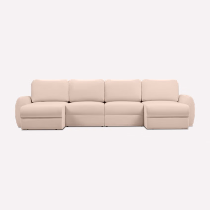 Диван модульный Полан-5 Velvet Caramel