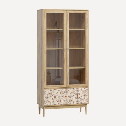 Витрина Тайрон 2-92x200 Флори ​