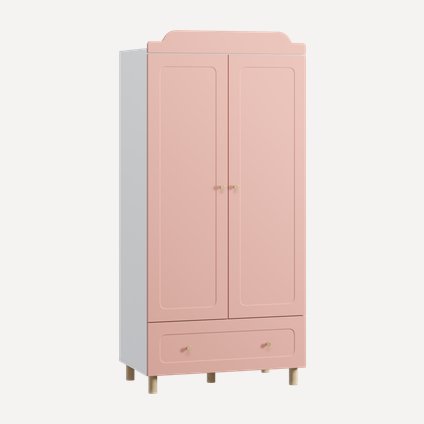 Распашной шкаф Велди-2 Rose