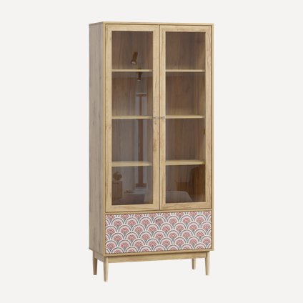 Витрина Тайрон 2-92x200 Рассвет ​