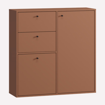 Обувница подвесная Сайрис 98x99 Терракотовый