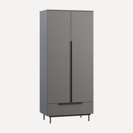 Распашной шкаф Квелен-2 Grey