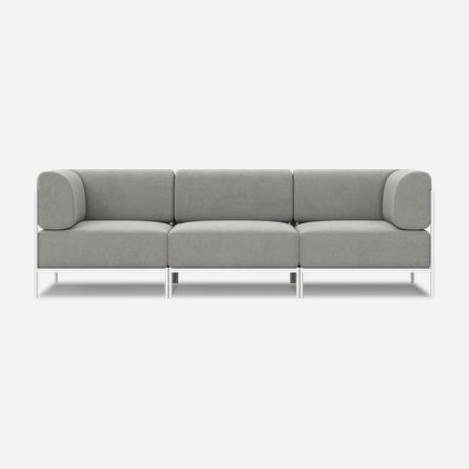 Диван модульный Нолан-W 3 Soft Grey