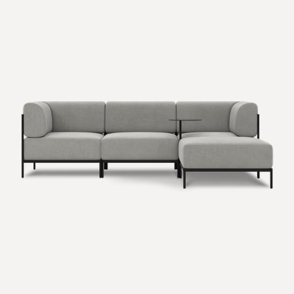 Диван модульный Нолан-B 4 Soft Grey