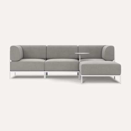 Диван модульный Нолан-W 4 Soft Grey