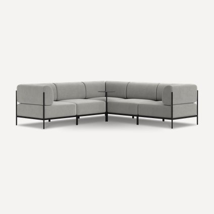 Диван модульный Нолан-B 5 Soft Grey