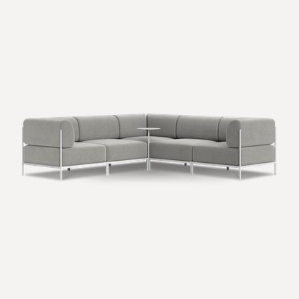 Диван модульный Нолан-W 5 Soft Grey