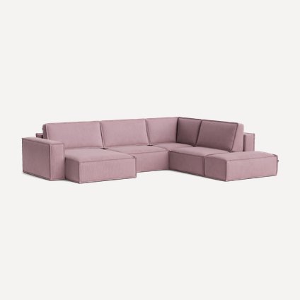 Диван модульный Этен 1 Vertical Pink