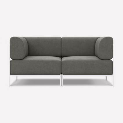 Диван модульный Нолан-W 1 Soft Grafit