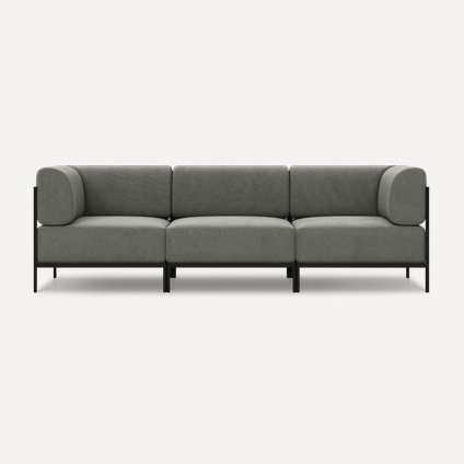 Диван модульный Нолан-B 3 Soft Grafit