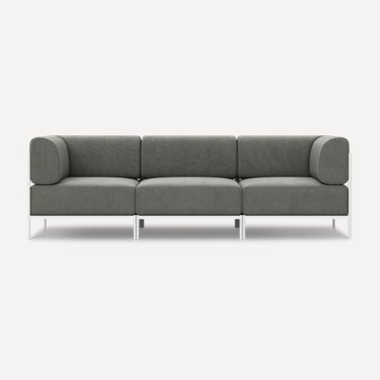 Диван модульный Нолан-W 3 Soft Grafit