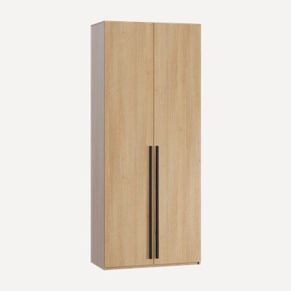 Распашной шкаф Кимбол 2-100x240 Дуб Барбера