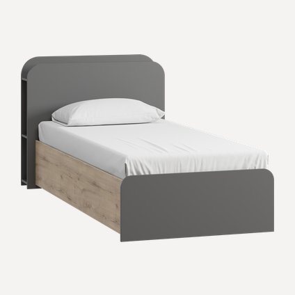 Төсек Brons-1 90 Grey