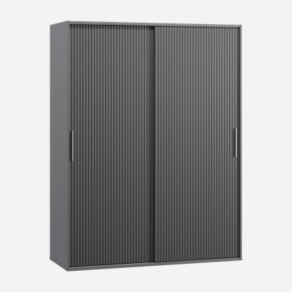 Шкаф-купе Беррингтон 2-160x210 Графитовый