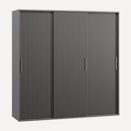 Шкаф-купе Беррингтон 3-207x210 Графитовый