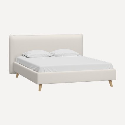 Кровать Кьево 180 Букле Молочный