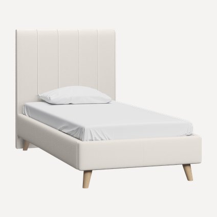 Кровать Шерона-Н 120 Букле Молочный