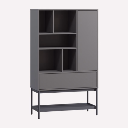 Стеллаж Изи 90x152 Графитовый