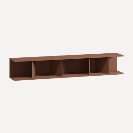 Полка Трэйс 150x25 Терракотовый