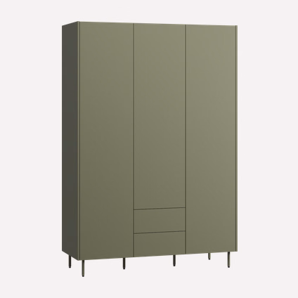 Распашной шкаф Изи 3.1-150x220 Оливковый