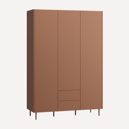 Распашной шкаф Изи 3.1-150x220 Терракотовый
