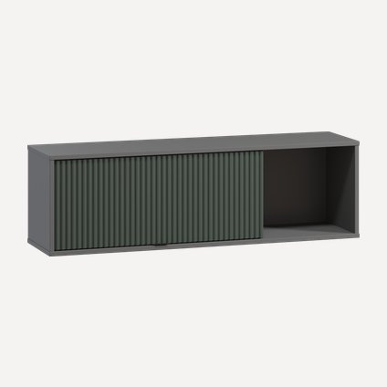 Полка Трейвис 120x36 Темно-зеленый