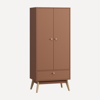 Распашной шкаф Торвалль 2-80x185 Терракотовый
