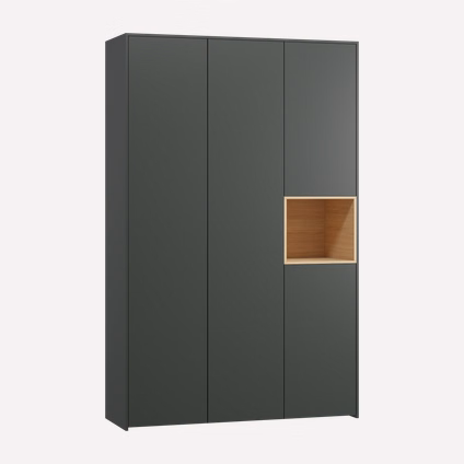 Распашной шкаф Висмар 3-153x240 Темно-зеленый