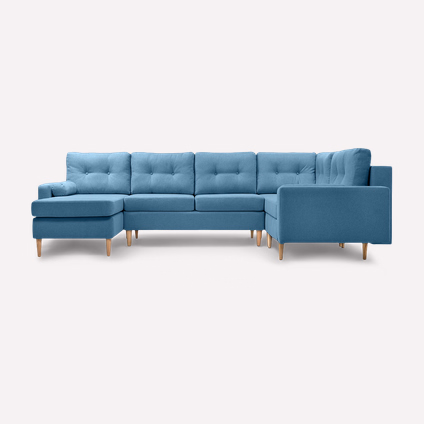 Диван модульный Динс-2 Textile Blue