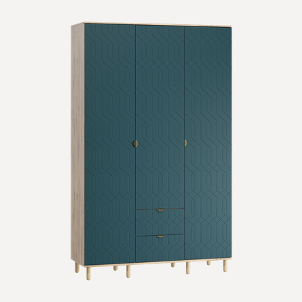 Распашной шкаф Теджонс-3 Deco Aquamarine