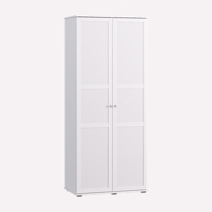 Распашной шкаф Амели 2-100x240 Белый