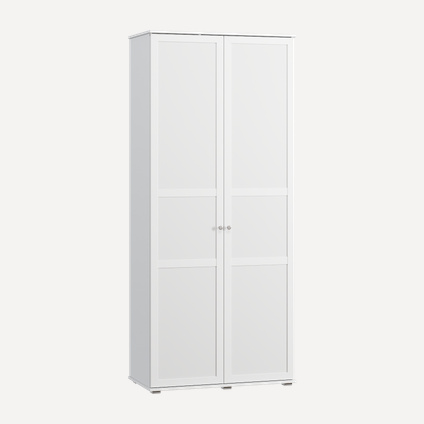 Распашной шкаф Амели 2-80x210 Белый