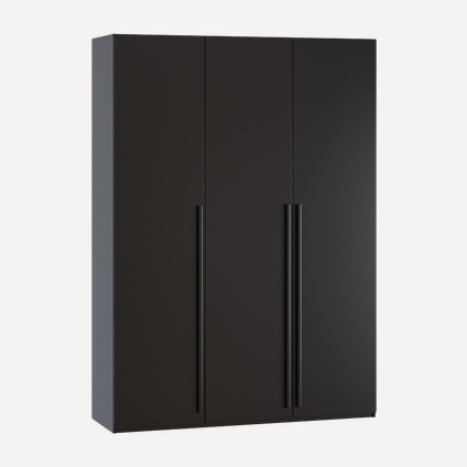 Распашной шкаф Кимбол 3-150x240 Черный