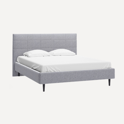 Кровать Илайт 140 Textile Grey