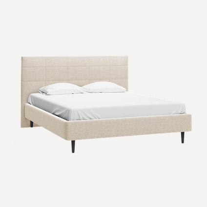 Кровать Илайт 160 Textile Beige