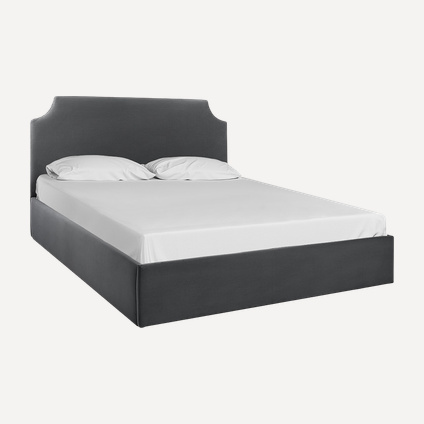 Кровать Адона 160 Barhat Grey